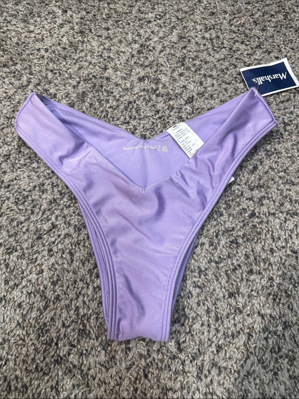 Abercrombie & Fitch Lavender V-Cut Bikini Bottom